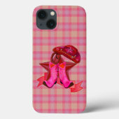 Coques Case-Mate iPhone Boots Casquettes d'étoile de campagne (Verso)