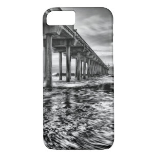 Coque Case-Mate Pour iPhone Bord d'eau du B&W à l'aube, Californie
