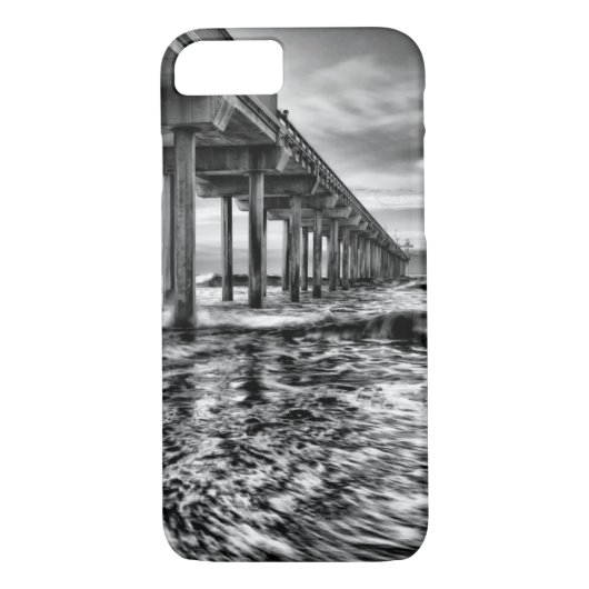 Coques Case-Mate iPhone Bord d'eau du B&W à l'aube, Californie (Dos)