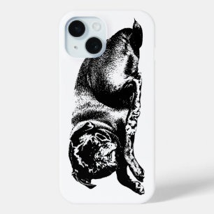 Coque Pour iPhone 15 Bord Moderne, Garde Mignonne