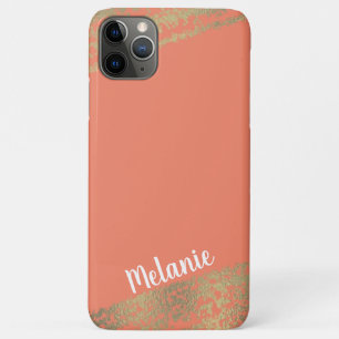 Case-Mate iPhone Case Bords dorés en feuille sophistiqués Nom de n'impor