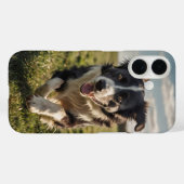 Coques Case-Mate iPhone Bordure Collie Herding (Verso (horizontal))