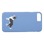 Coques Case-Mate iPhone Bordure Collie Noir race Chien Vue latérale Silhou (Dos (Horizontal))