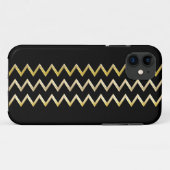 Coques Case-Mate iPhone Bordure d'or - zigzag + votre dos et vos idées (Dos (Horizontal))