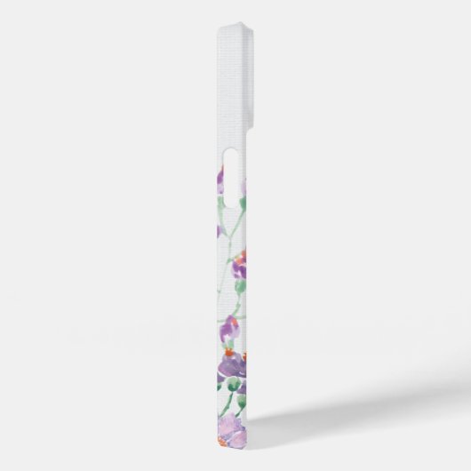 Coques Case-Mate iPhone Bordure florale et papillon (Verso / Droite)