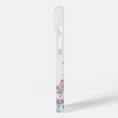 Coques Case-Mate iPhone Bordure florale et papillon (Verso / Gauche)