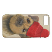 Coques Case-Mate iPhone Bordure Terrier avec Casquette roux (Dos (Horizontal))