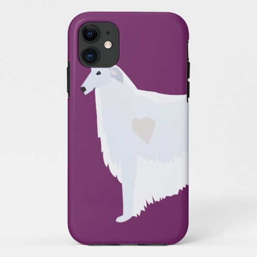Coques Case-Mate iPhone Borzoi Breed Design Modèle (Dos)