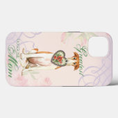 Coques Case-Mate iPhone Borzoi Heart Maman (Verso (horizontal))
