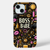 Coques Case-Mate iPhone Boss Babe' Boss Baddie Téléphone Boss pour iPhone (Verso)