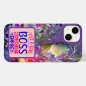 Coques Case-Mate iPhone Boss Motif Fleur Whimsical (Verso (horizontal))