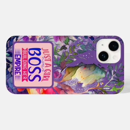 Coques Case-Mate iPhone Boss Motif Fleur Whimsical (Verso (horizontal))