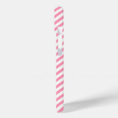 Coques Case-Mate iPhone Bosslady - Fun Pink Striped Power Quote (Verso / Gauche)