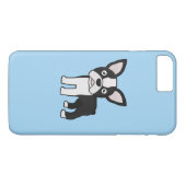 Coques Case-Mate iPhone Boston mignon Terrier (Dos (Horizontal))