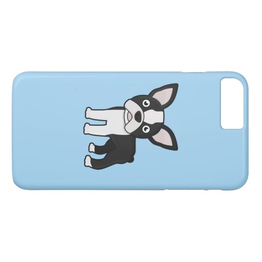 Coques Case-Mate iPhone Boston mignon Terrier (Dos (Horizontal))