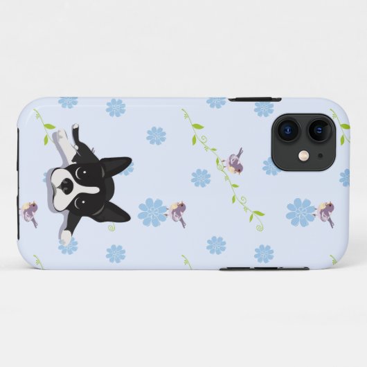 Coques Case-Mate iPhone Boston Terrier (Dos (Horizontal))