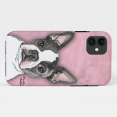 Coques Case-Mate iPhone Boston Terrier (Dos (Horizontal))