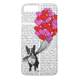 Coque iPhone 8 Plus/7 Plus Boston Terrier et ballons