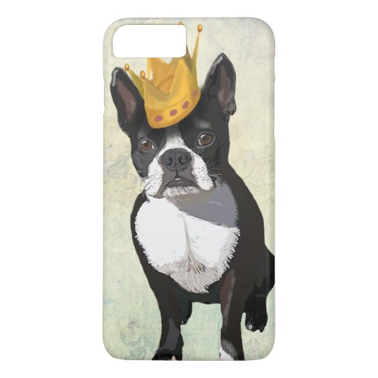 Coques Case-Mate iPhone Boston Terrier et Crown (Dos)
