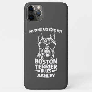 Case-Mate iPhone Case Boston Terrier Règles Drôle Tous Les Chiens Sont C