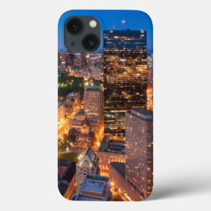 Etui iPhone Case-Mate Boston's skyline at dusk