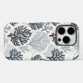 Coques Case-Mate iPhone Botanical Coral Ocean Vibes (Verso (horizontal))