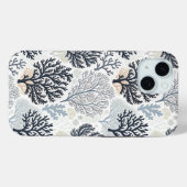 Coques Case-Mate iPhone Botanical Coral Ocean Vibes (Verso (horizontal))