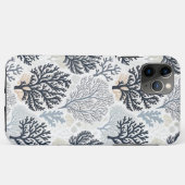 Coques Case-Mate iPhone Botanical Coral Ocean Vibes (Dos (Horizontal))
