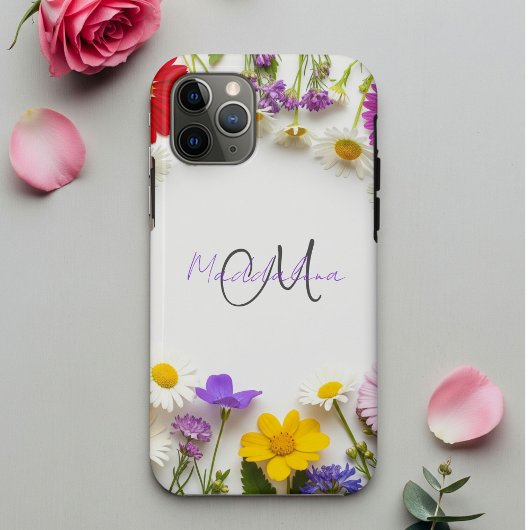 Coques Case-Mate iPhone Botanical Phone Case with Wildflowers | iPhone 