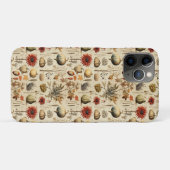 Coques Case-Mate iPhone Botanique automnale rustique avec courges et céréa (Dos (Horizontal))