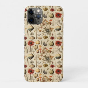 Case-Mate iPhone Case Botanique automnale rustique avec courges et céréa