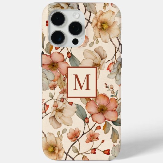 Coques Case-Mate iPhone Botanique Bohème Rustique (Verso)