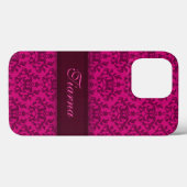 Coques Case-Mate iPhone Botanique fleurie Kangaroo Paws motif rose foncé (Verso (horizontal))