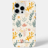Coques Case-Mate iPhone Botanique sous-marine - Pastel Coral Reef Minimal (Verso)