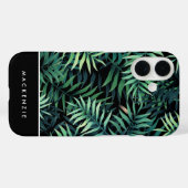 Coques Case-Mate iPhone Botanique tropicale personnalisée (Verso (horizontal))