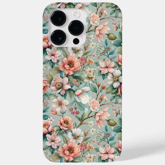 Coques Case-Mate iPhone Botanique vintage, Floral (Verso)
