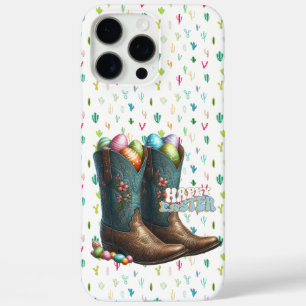 Coques iPhone 16 Pro Max Bottes d'oeufs du Texas/sud-ouest de Pâques