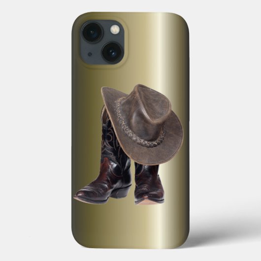 Coques Case-Mate iPhone Bottes et Casquette de cowboy (Verso)