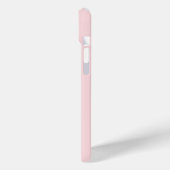 Coques Case-Mate iPhone Bottes roses avec monogramme de fleurs (Verso / Gauche)