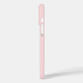 Coques Case-Mate iPhone Bottes roses avec monogramme de fleurs (Verso / Gauche)