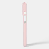 Coques Case-Mate iPhone Bottes roses avec monogramme de fleurs (Verso / Gauche)