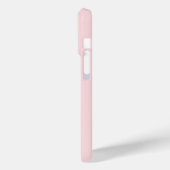 Coques Case-Mate iPhone Bottes roses avec monogramme de fleurs (Verso / Gauche)