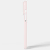 Coques Case-Mate iPhone Bottes roses avec monogramme de fleurs (Verso / Gauche)