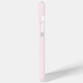 Coques Case-Mate iPhone Bottes roses avec monogramme de fleurs (Verso / Gauche)