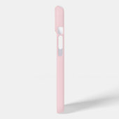 Coques Case-Mate iPhone Bottes roses avec monogramme de fleurs (Verso / Gauche)