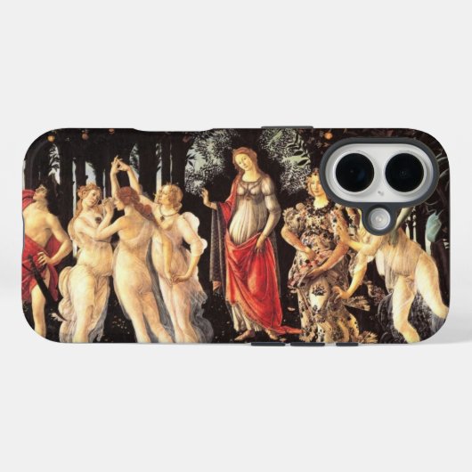 Coques Case-Mate iPhone Botticelli Primavera /Allégorie du printemps (Verso (horizontal))