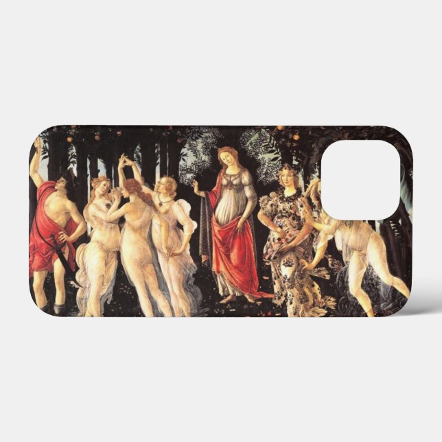 Coques Case-Mate iPhone Botticelli Primavera /Allégorie du printemps (Verso (horizontal))