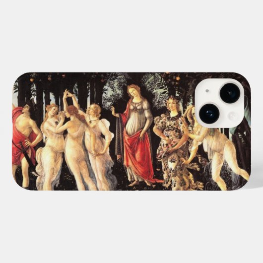 Coques Case-Mate iPhone Botticelli Primavera /Allégorie du printemps (Verso (horizontal))
