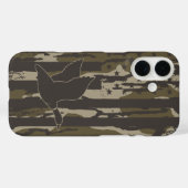 Coques Case-Mate iPhone Bottomland Camo Chasse au canard américain Drapeau (Verso (horizontal))