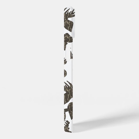 Coques Case-Mate iPhone Bottomland Camo Coquette Bow Deer Chasse Femmes (Verso / Droite)